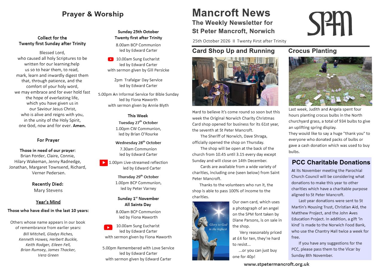 Newsletter 2026-10-23